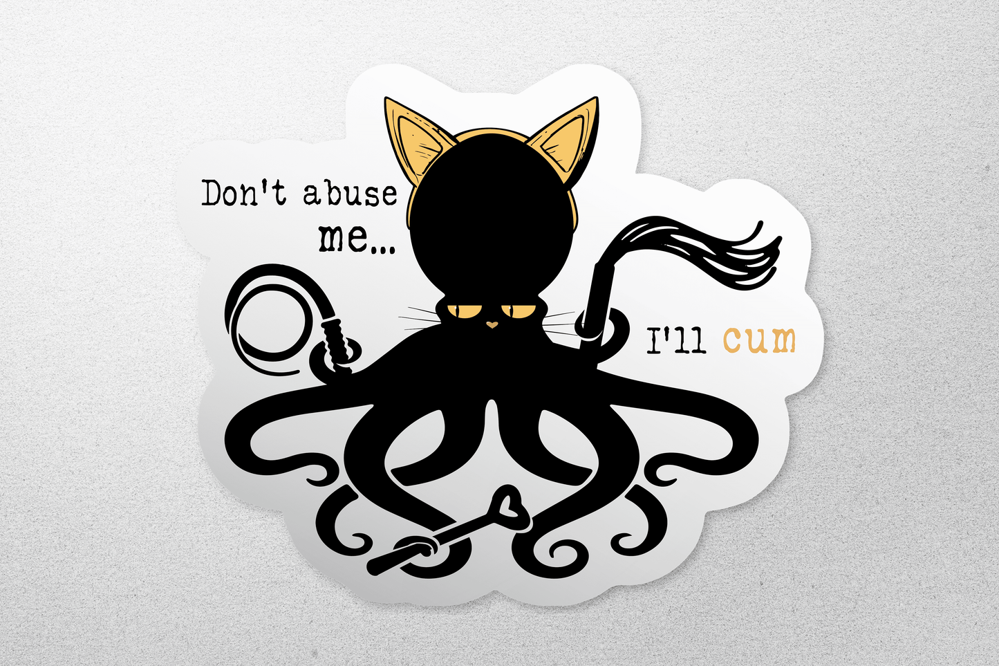 Limited edition Tabby-pus sticker