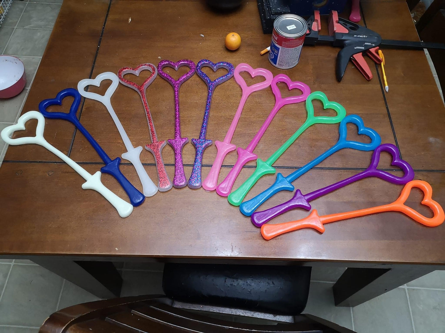 Heart Polyurethane (flexible) marking Paddle