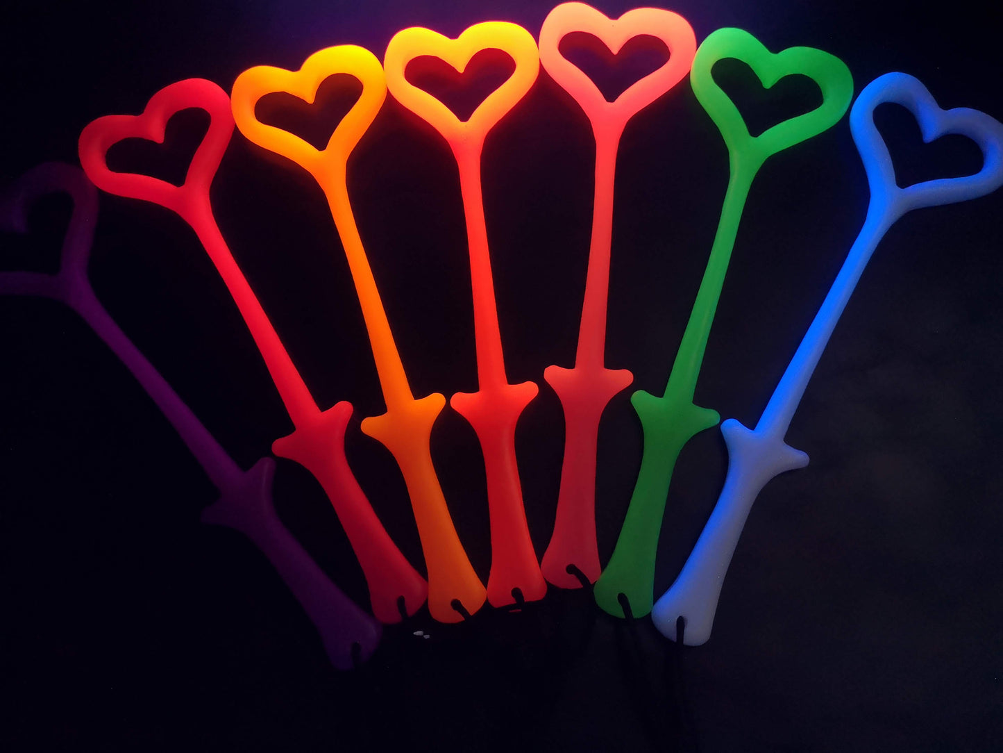 Heart Polyurethane (flexible) marking Paddle