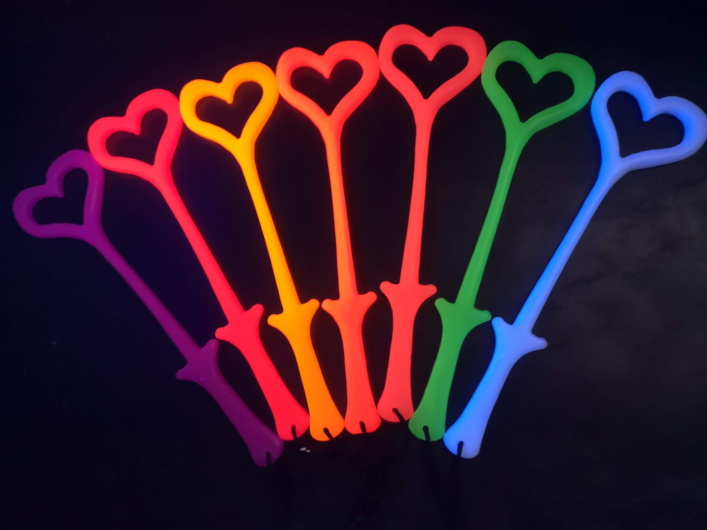 Heart Polyurethane (flexible) marking Paddle