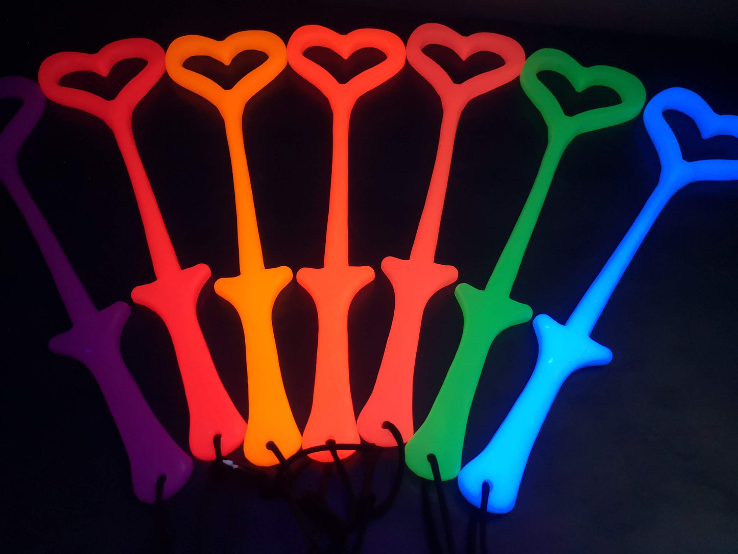 Heart Polyurethane (flexible) marking Paddle