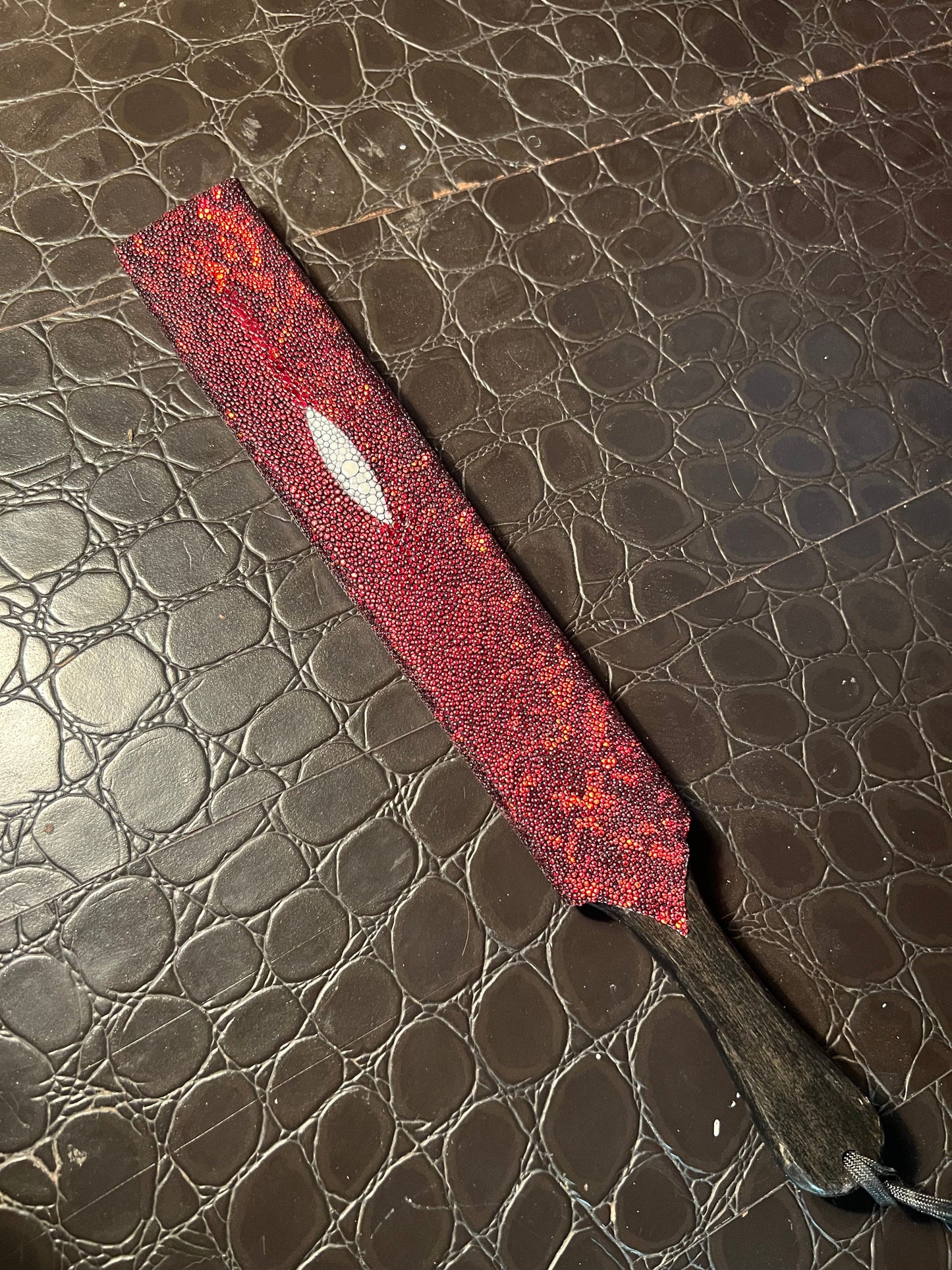 Stingray paddle on our wooden cores