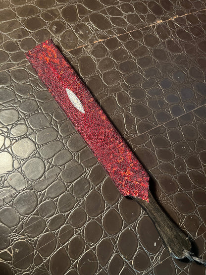 Stingray paddle on our wooden cores