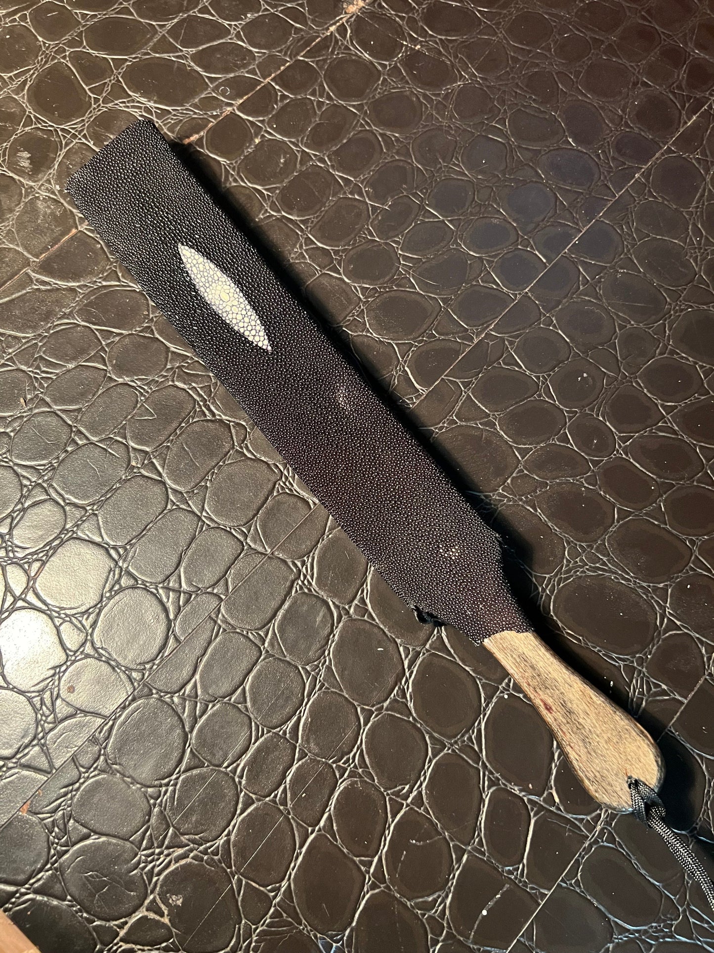 Stingray paddle on our wooden cores